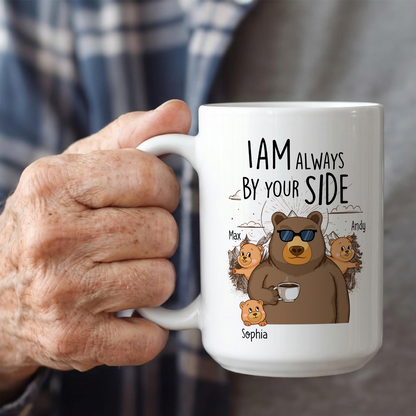 VPST51 I Am Always By Your Side - Personalized White Mug Accent Mug
