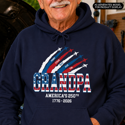 VPST28 American Flag 250th Anniversary - Personalized T-shirt Hoodie