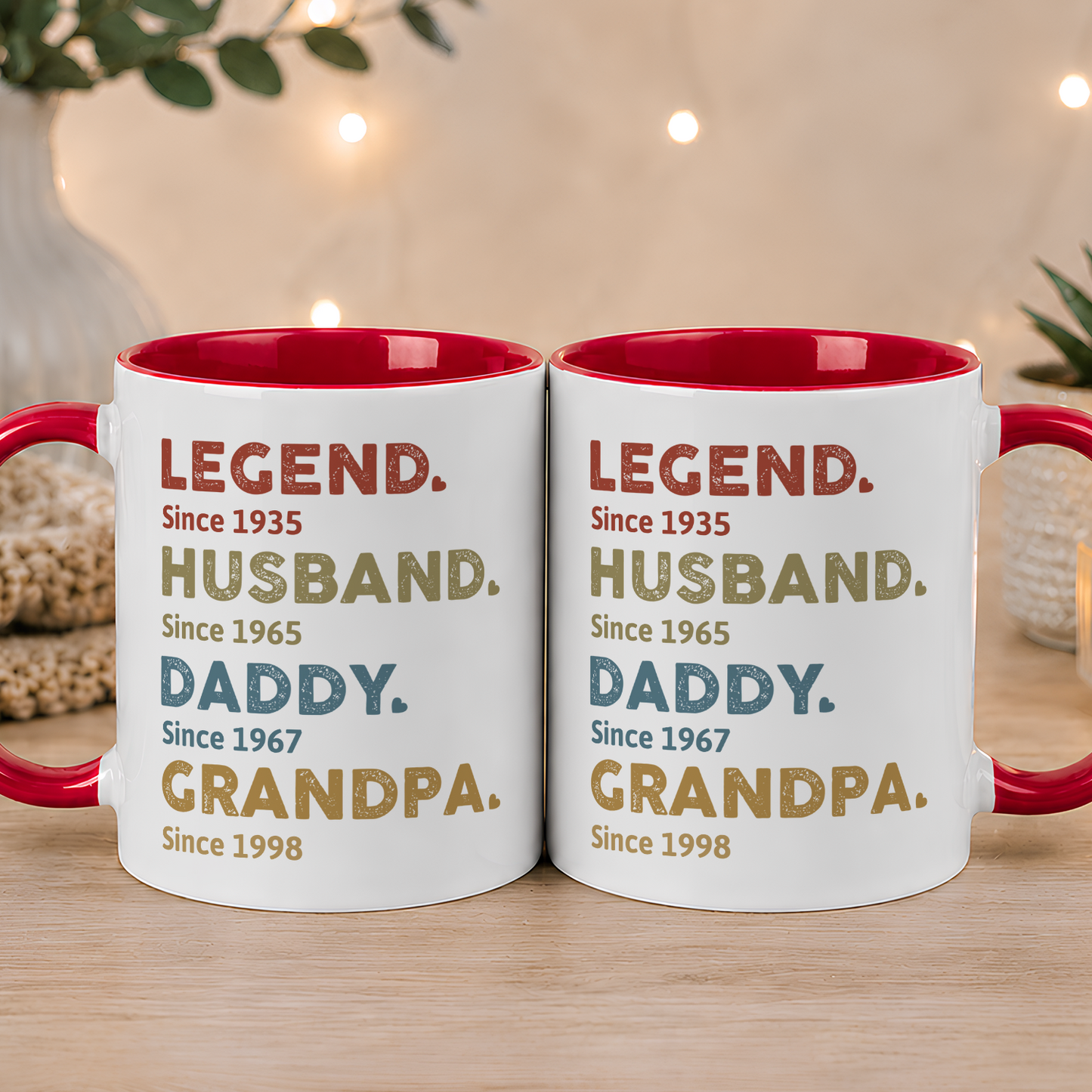 VPST09 Legend Husband Dad Grandad - Personalized Mug