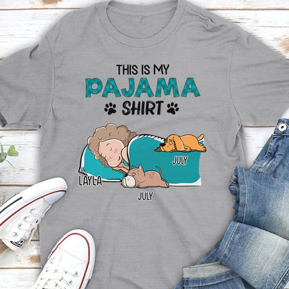 PSTPA01 This Is My Pajama Shirt - Personalized Custom T-shirt Hoodie