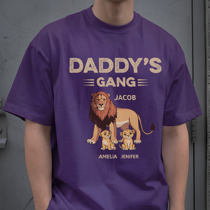 VPST06 Daddy's Gang - Personalized Custom T-shirt Hoodie