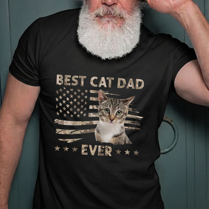 VPST31 Best Dog Cat Fur Dad Ever - Personalized T-shirt Hoodie