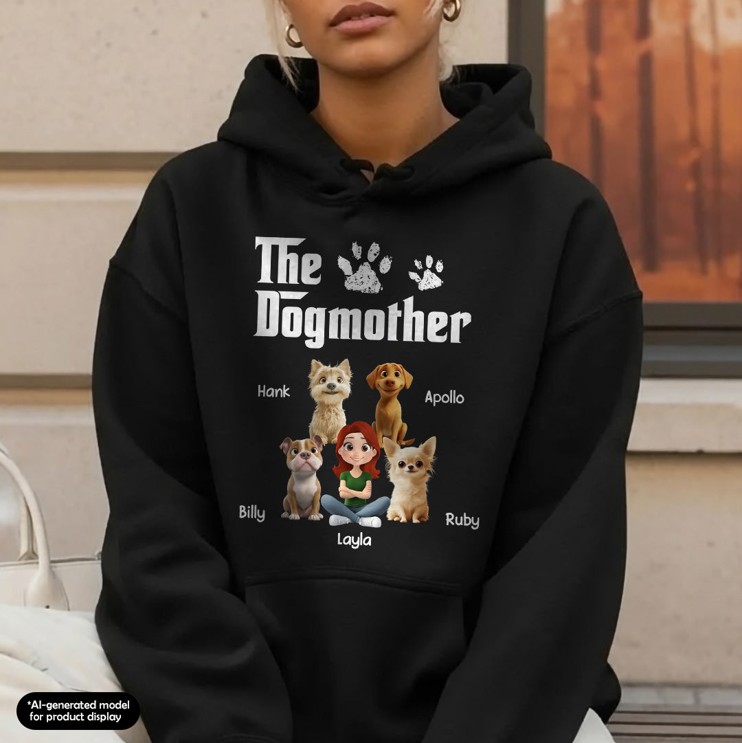 UPST70 The Dogmother Dog Lover - Personalized T-shirt Hoodie