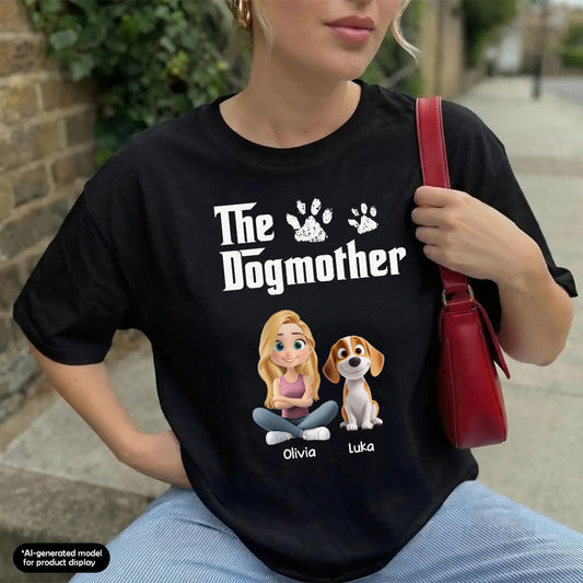 UPST70 The Dogmother Dog Lover - Personalized T-shirt Hoodie