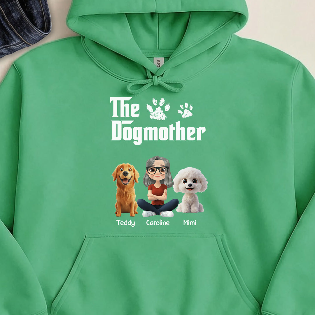UPST70 The Dogmother Dog Lover - Personalized T-shirt Hoodie