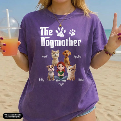 UPST70 The Dogmother Dog Lover - Personalized T-shirt Hoodie
