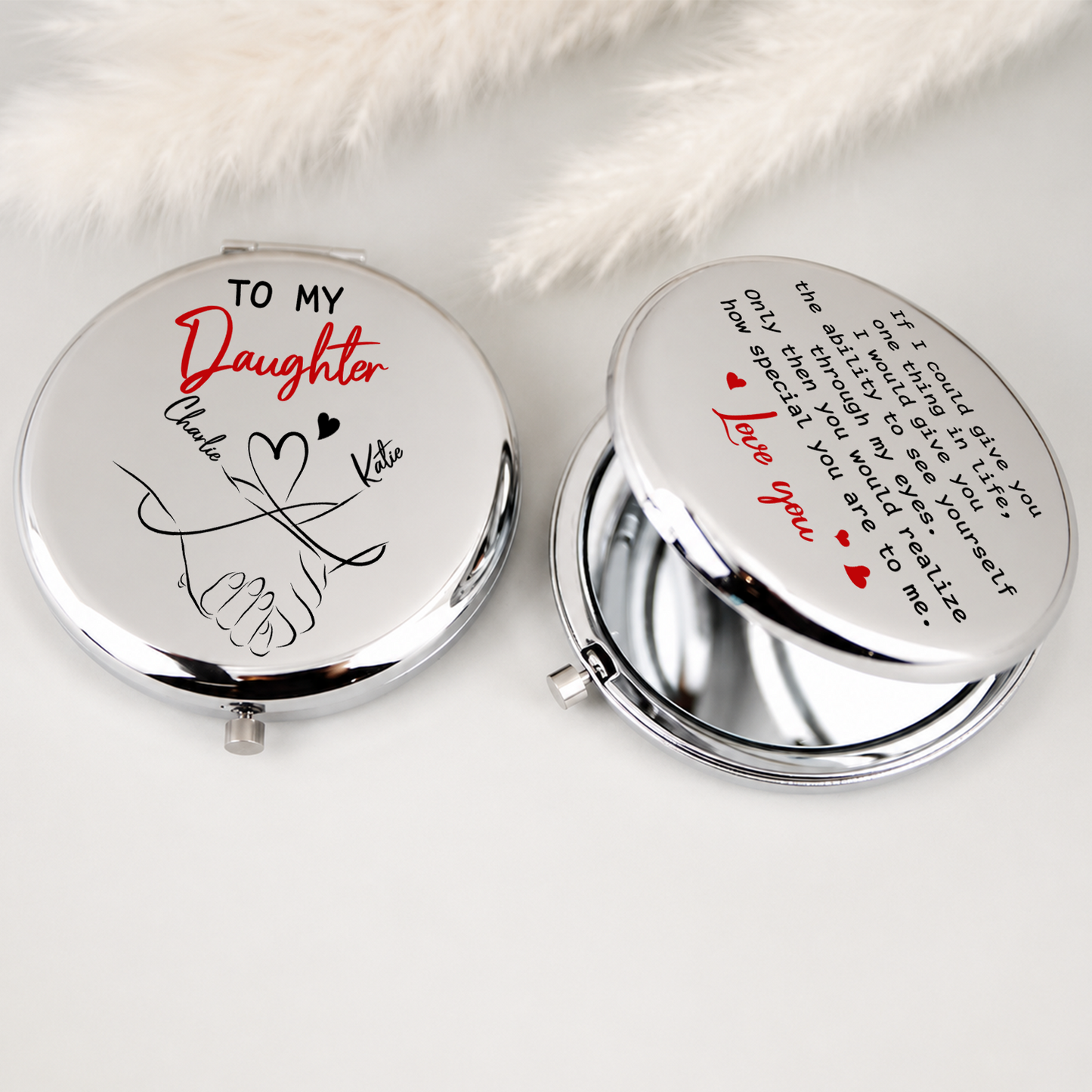 VPST41 To My Daughter How Special You Are To Me - Personalized Custom Compact Mirror