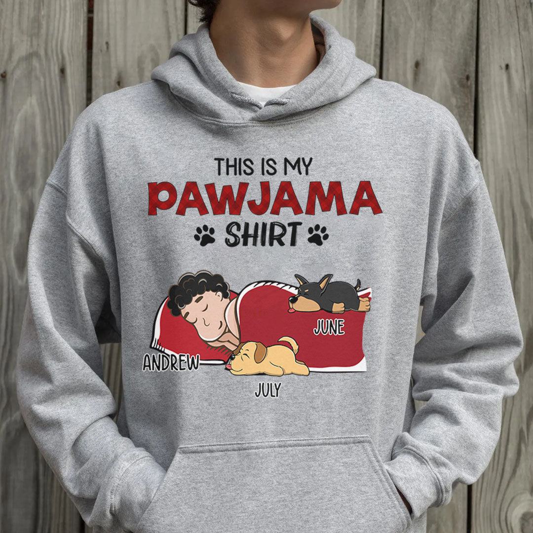 PSTPA01 This Is My Pajama Shirt - Personalized Custom T-shirt Hoodie