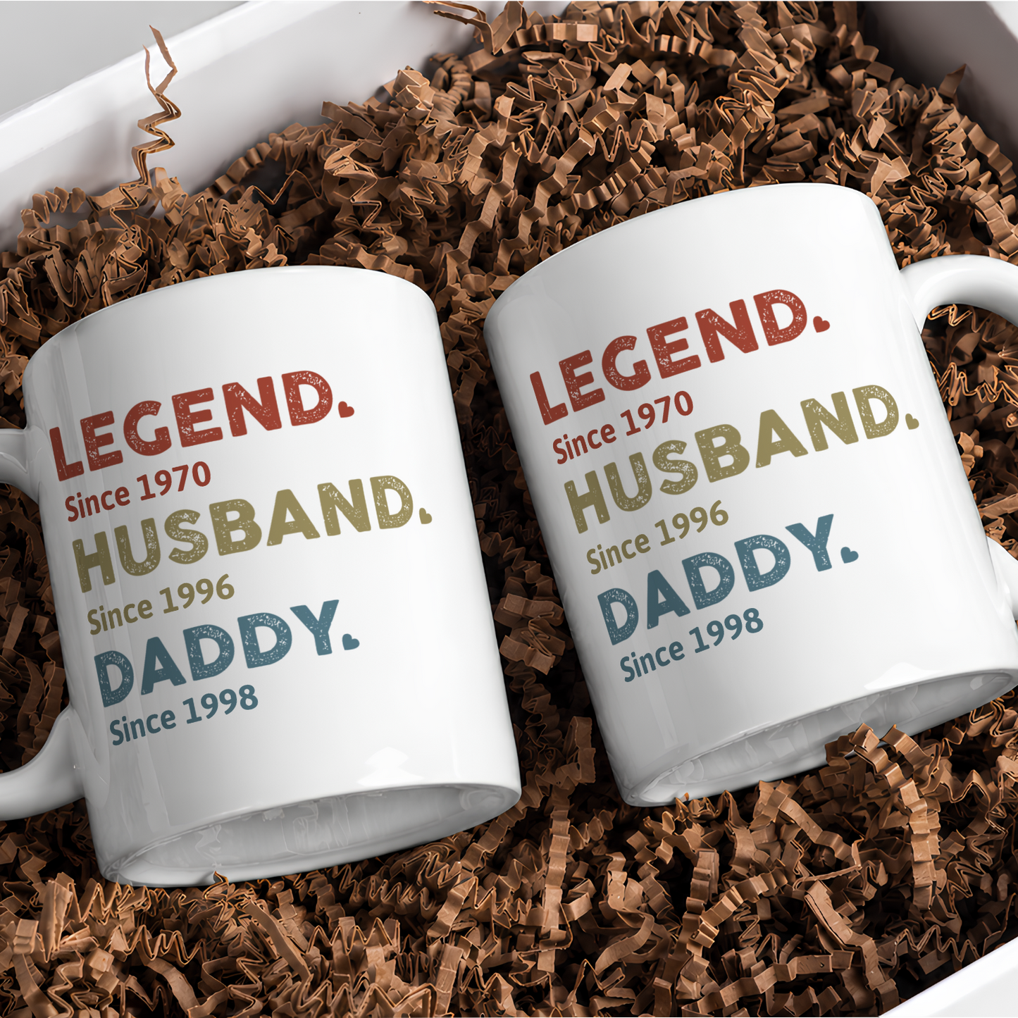 VPST09 Legend Husband Dad Grandad - Personalized Mug