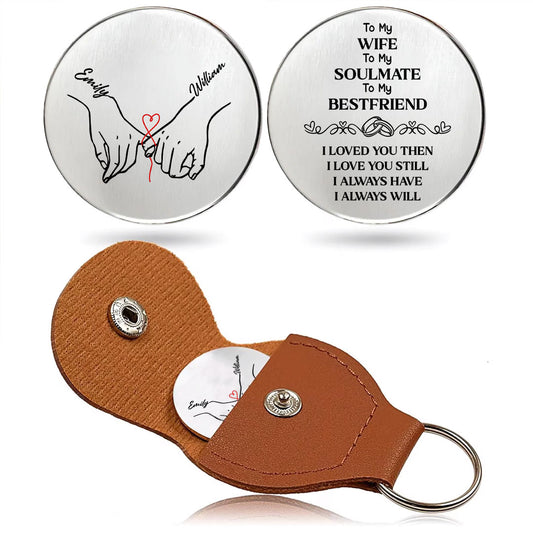 UPST87 To My Wife To My Soulmate To My Best Friend - Personalized Custom Pocket Hug