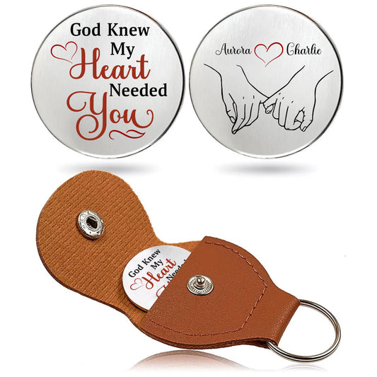 UPST88 God Knew My Heart Needed You - Personalized Custom Pocket Hug