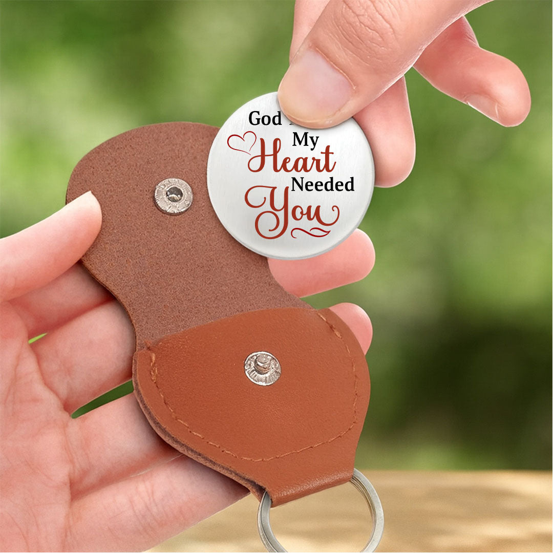 UPST88 God Knew My Heart Needed You - Personalized Custom Pocket Hug