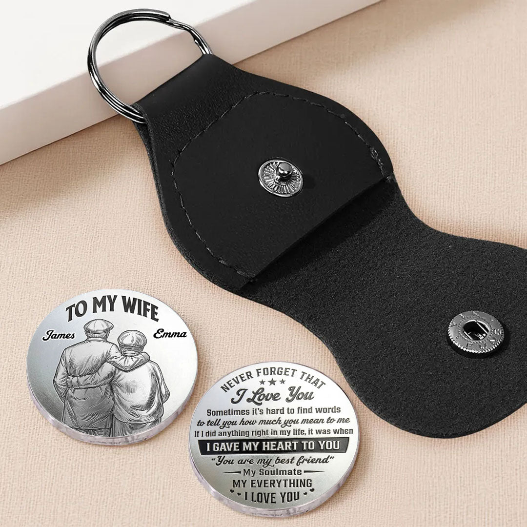 UPST89 To My Wife My Soulmate  I Love You - Personalized Custom Pocket Hug