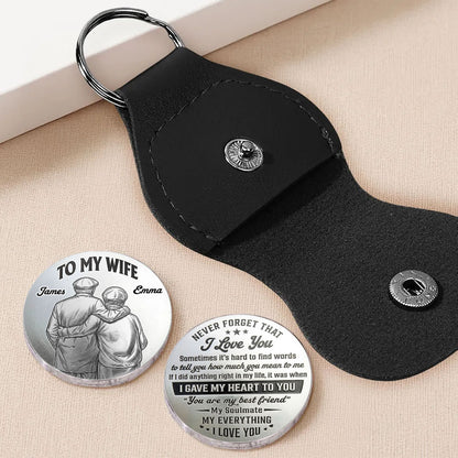 UPST89 To My Wife My Soulmate  I Love You - Personalized Custom Pocket Hug