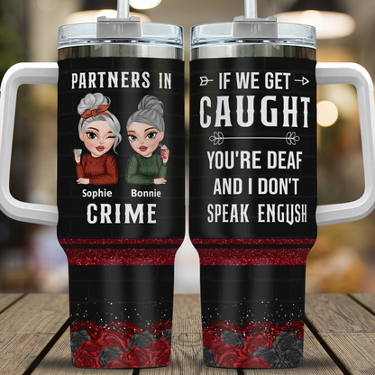 APST12 Partners In Crime - Personalized Custom Tumbler