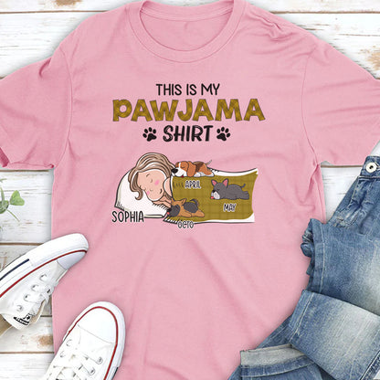 PSTPA01 This Is My Pajama Shirt - Personalized Custom T-shirt Hoodie