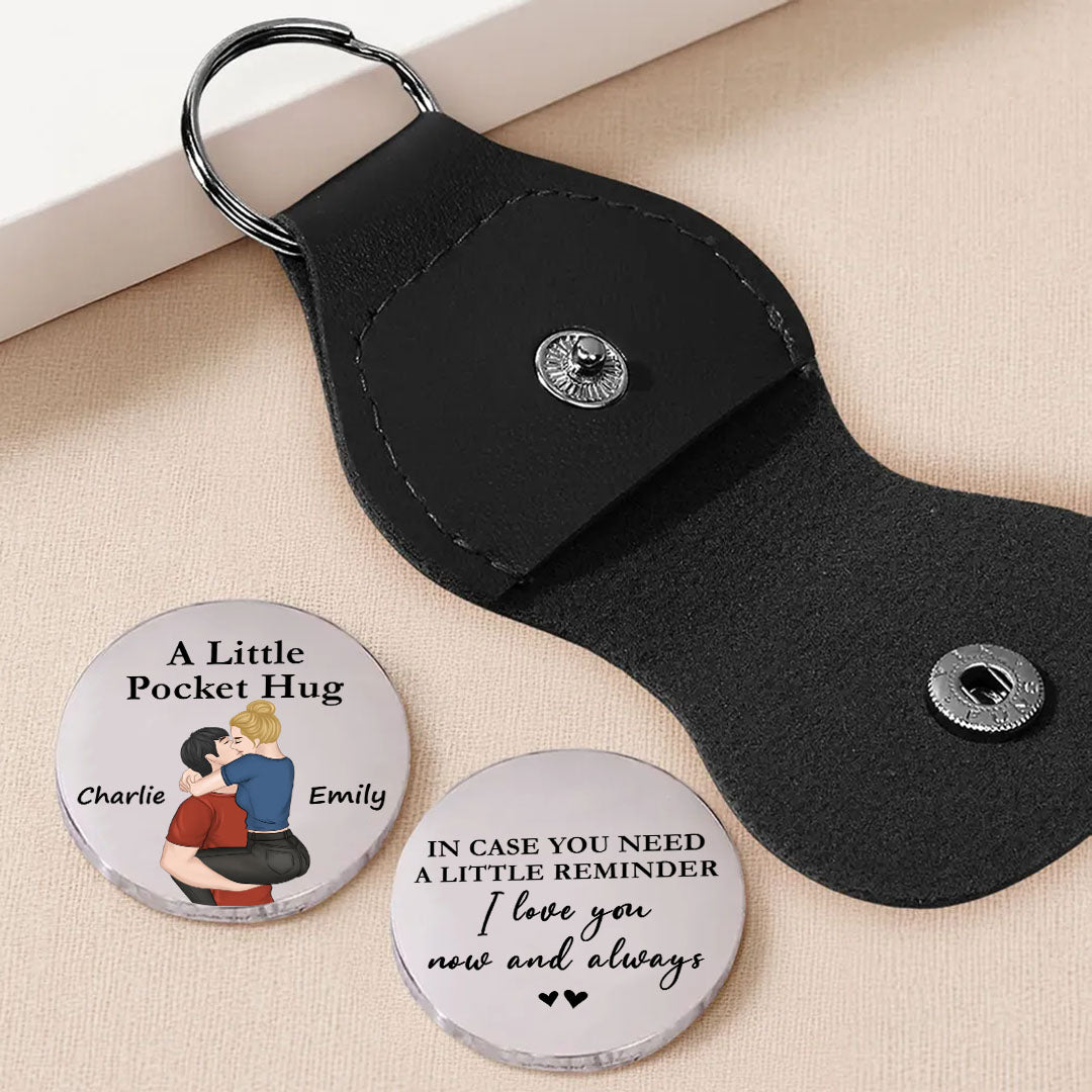 UPST90 Love You Now And Always - Personalized Custom Pocket Hug