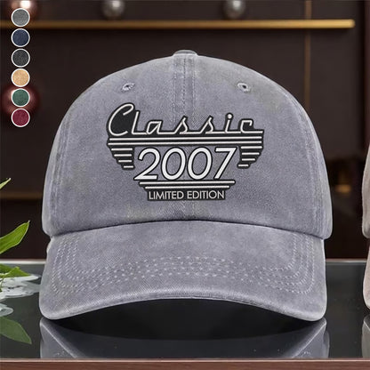 UPST92 Classic Limited Edition - Personalized Custom Wash Denim Cap