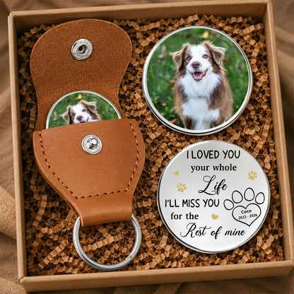 UPST95 I Loved You Whole Life - Personalized Custom Pocket Hug