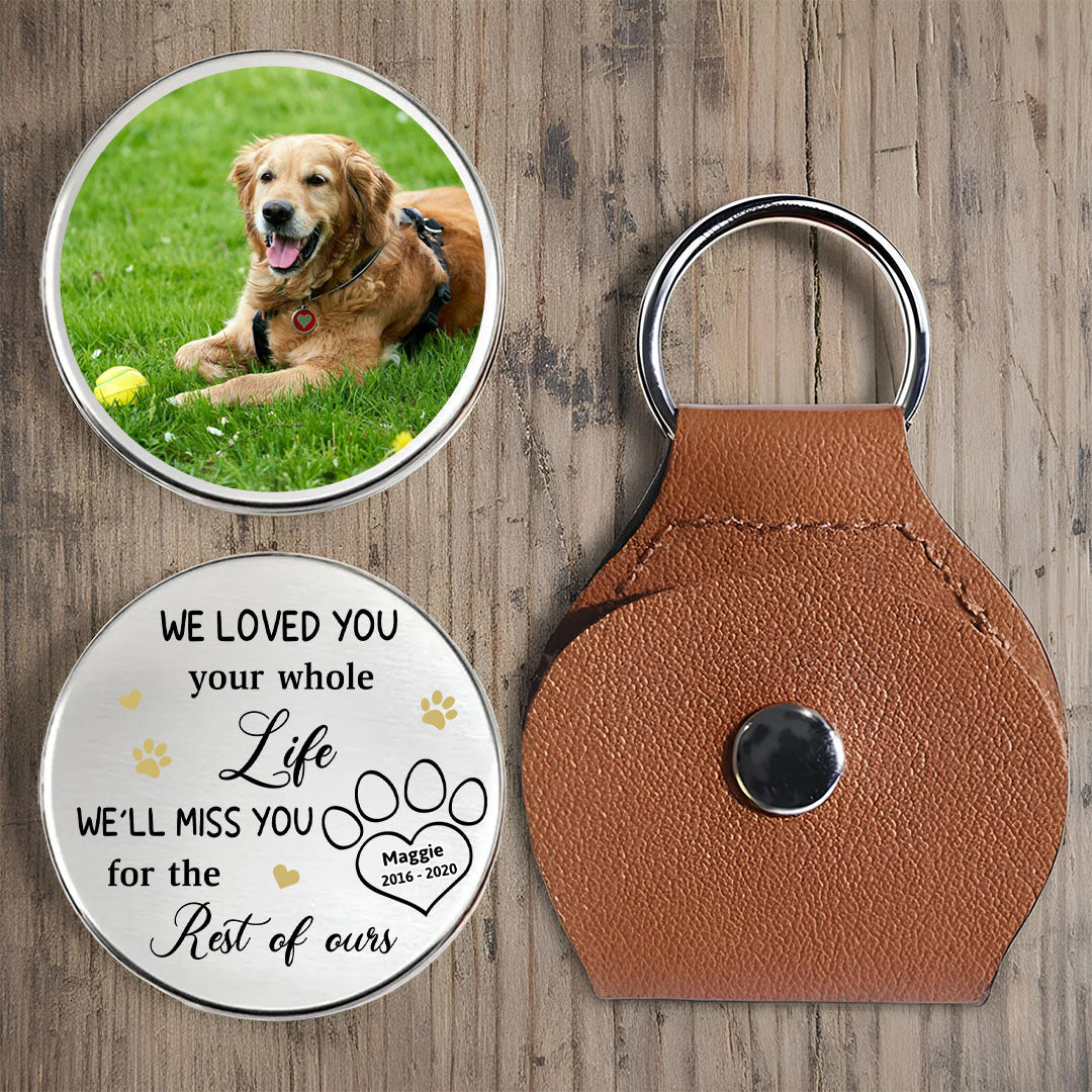 UPST95 I Loved You Whole Life - Personalized Custom Pocket Hug