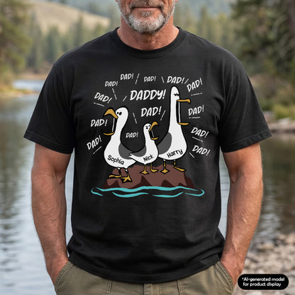 UPST98 Seagull Dad Dad Dad Funny - Personalized T-shirt Hoodie