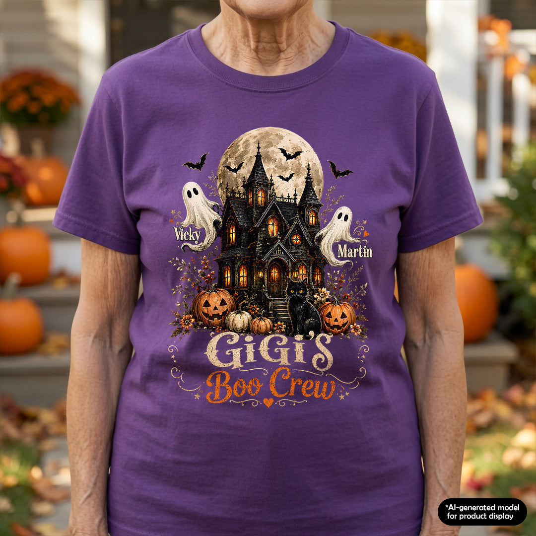 UPST99 Grandma's Boo Crew Halloween - Personalized T-shirt Hoodie