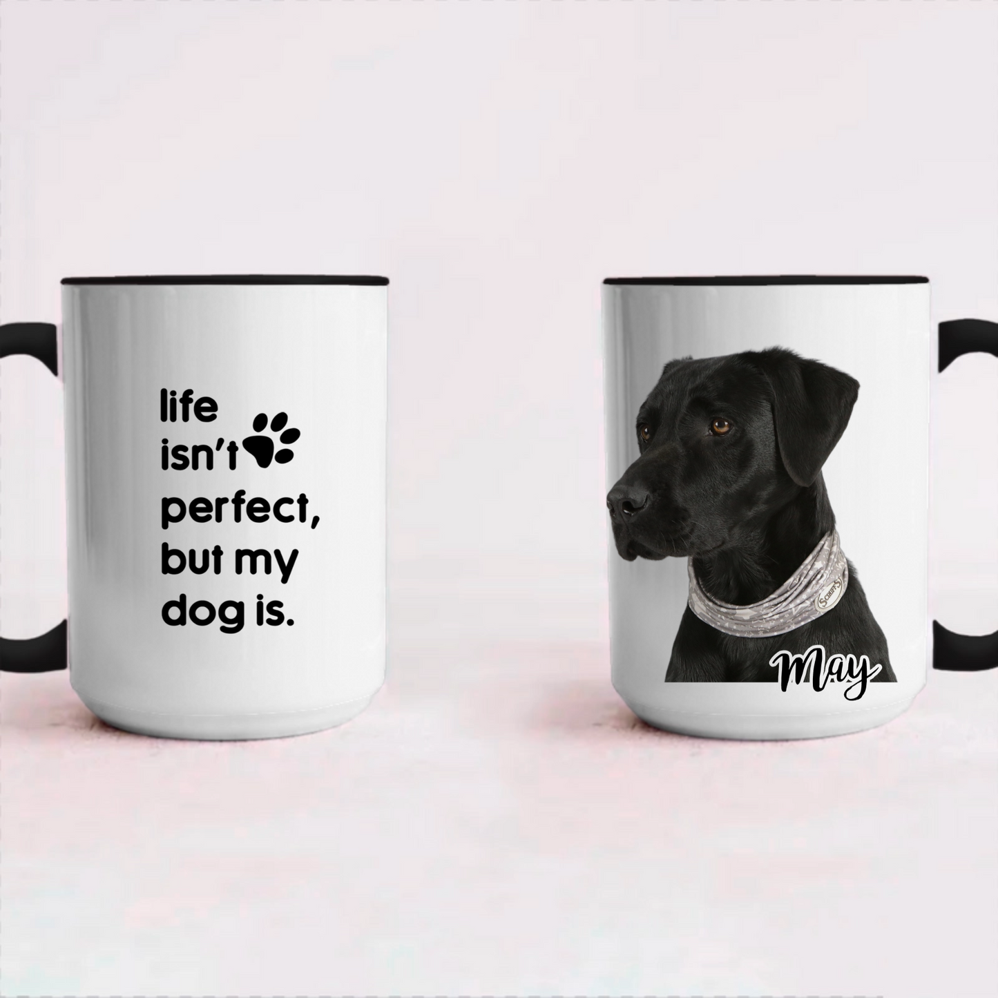 Miah1476 Life Isn't Perfect But My Pet Is - Personalized Custom Coffee Mug