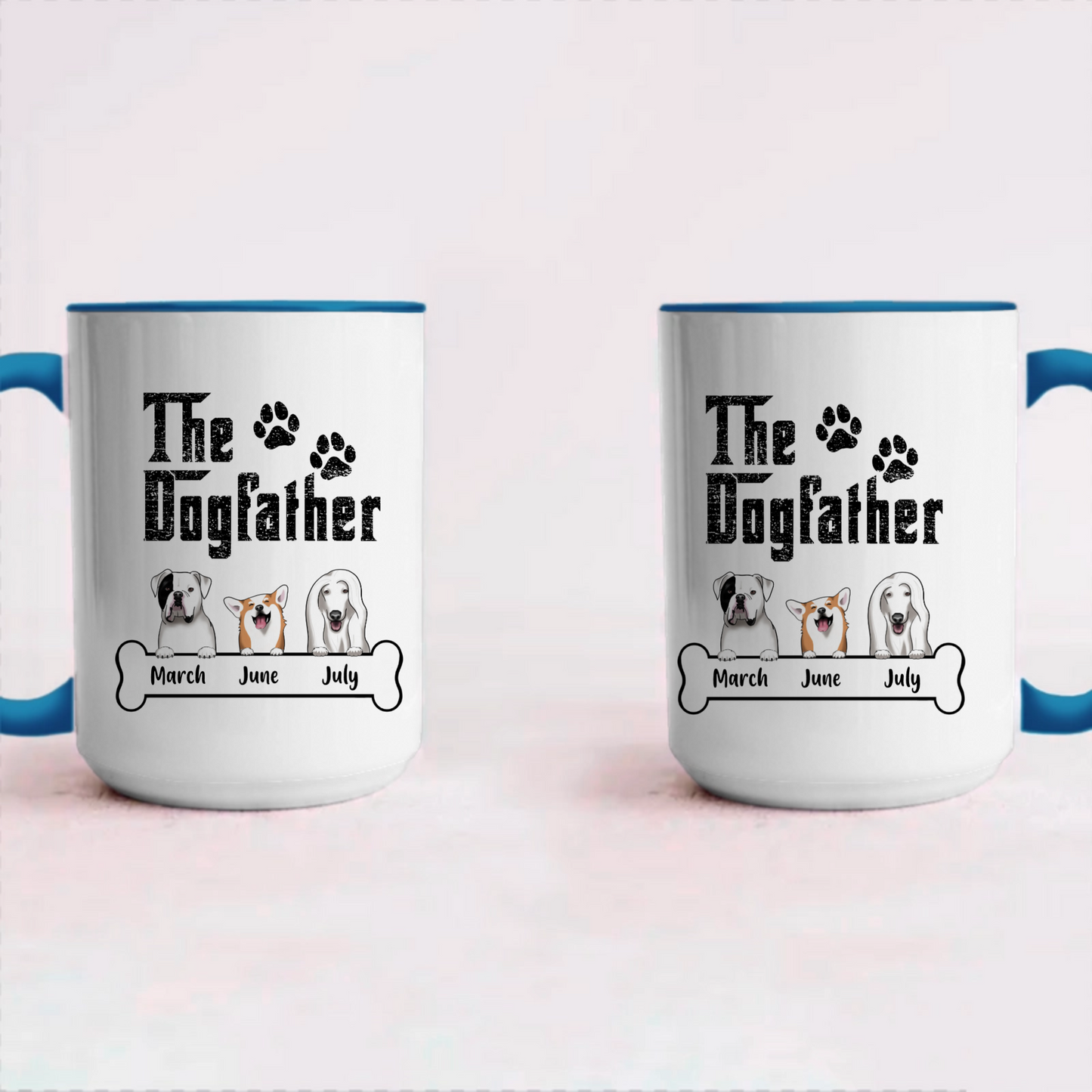 PSTM05 The Dogfather - Personalized Custom Coffee Mug