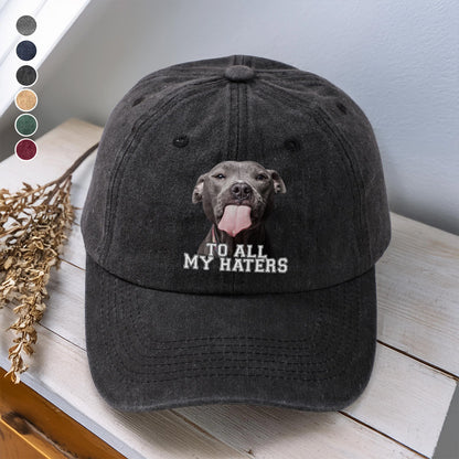 PSC16 To All My Haters - Wash Denim Cap
