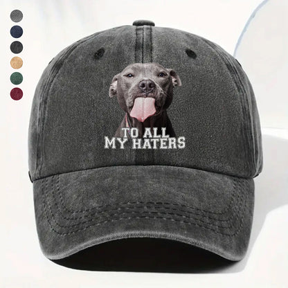 PSC16 To All My Haters - Wash Denim Cap