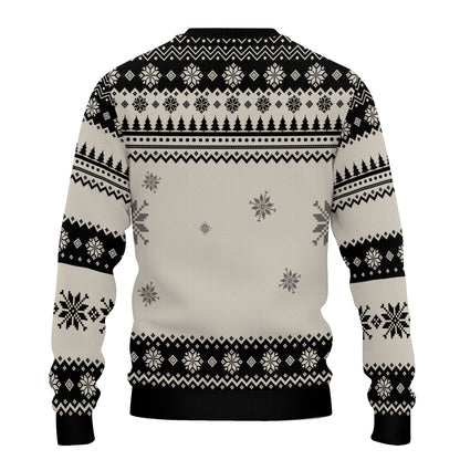 PSTS11 Dog Dad Xmas - Personalized Custom Sweater