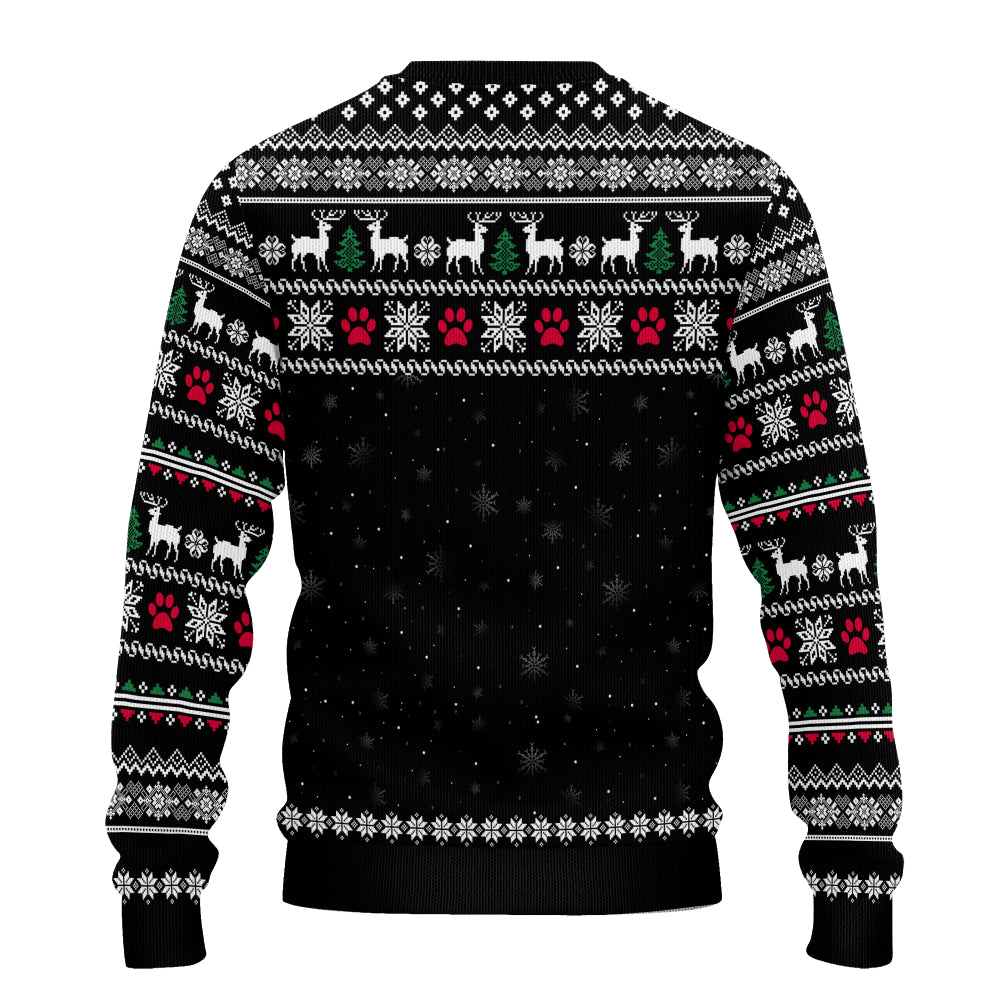 PSTS60 67% Fluff 33% Christmas Spirit Dog Lover - Personalized Custom Sweater