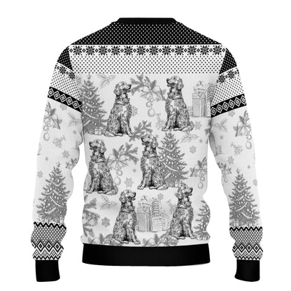 PSTS63 Toile De Jouy French Dog Lover - Personalized Custom Sweater