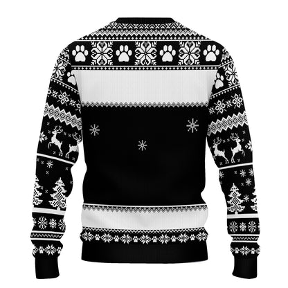 PSTS43 Is This Jolly Enough Grumpy Cat Xmas - Personalized Custom Sweater