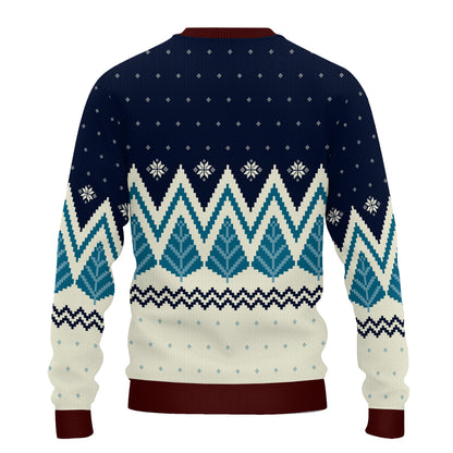 PSTS40 Is This Jolly Enough Dog Lover Xmas - Personalized Custom Sweater