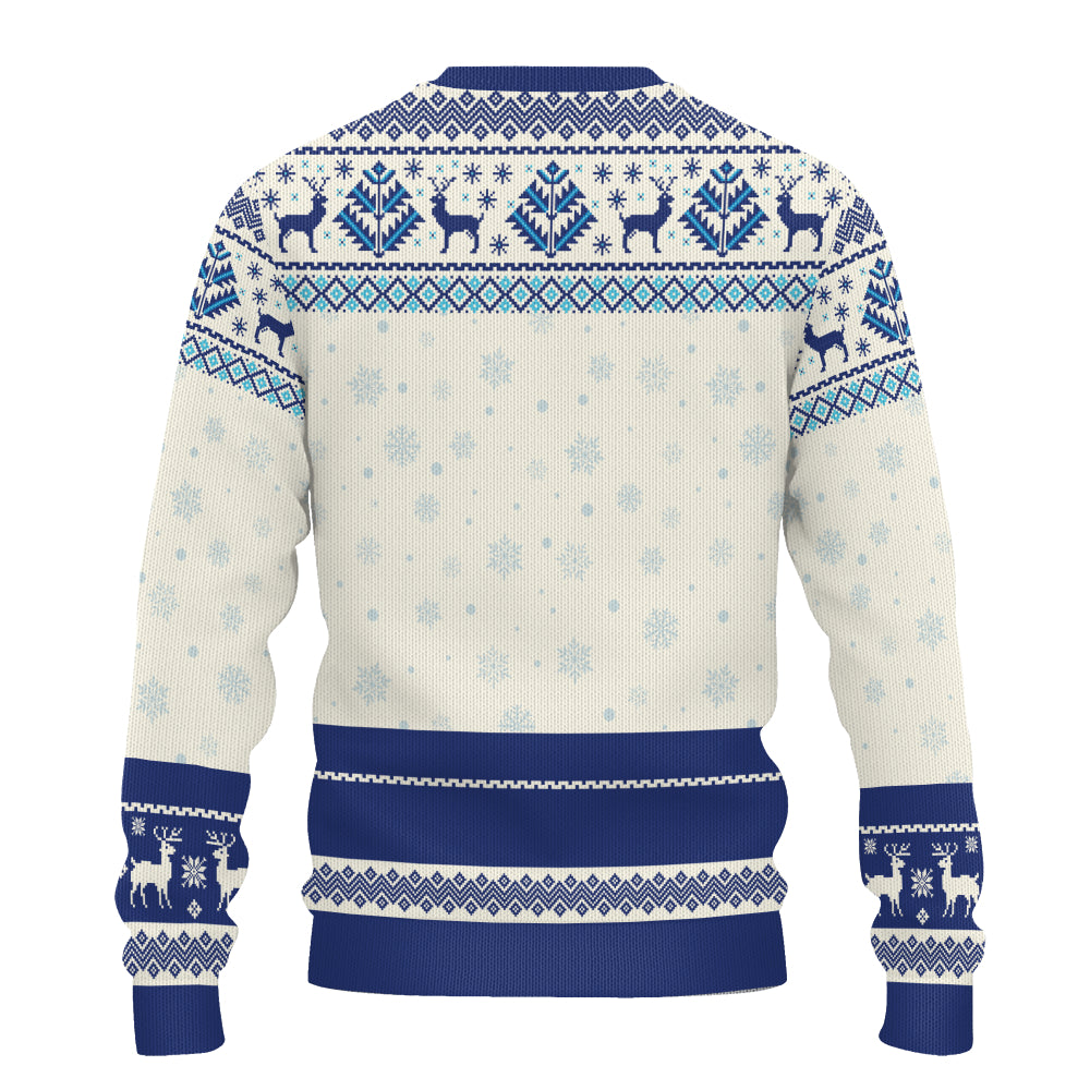 PSTS29 Happy Pawlidays Fur Dad Xmas - Personalized Custom Sweater