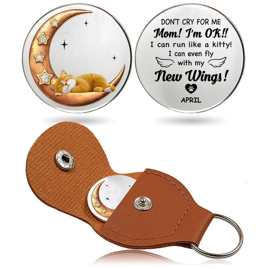 PSTP01 Don't Cry For Me Cat Lover - Personalized Custom Pocket Hug