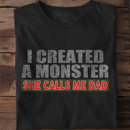 PST213 I Created A Monster - Personalized Custom T-shirt Hoodie
