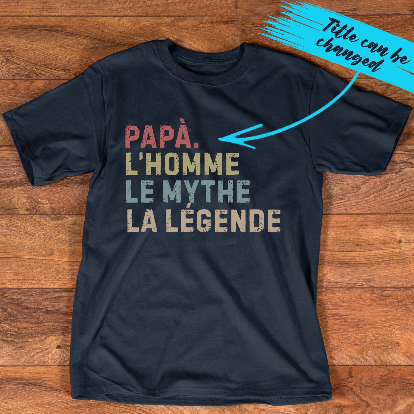 PST210 Dad The Man The Myth The Legend France Spain Ver - Personalized Custom T-shirt Hoodie