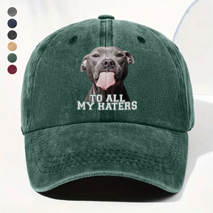 PSC16 To All My Haters - Wash Denim Cap