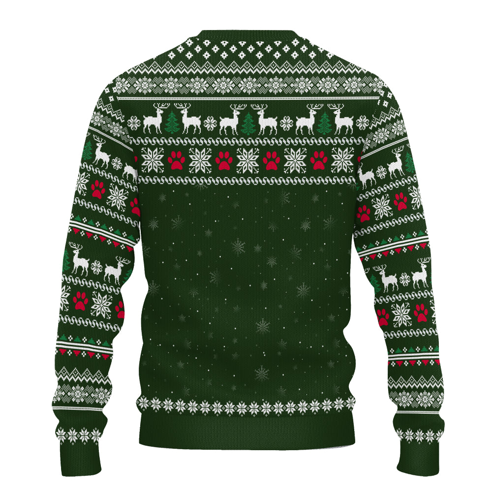 PSTS60 67% Fluff 33% Christmas Spirit Dog Lover - Personalized Custom Sweater