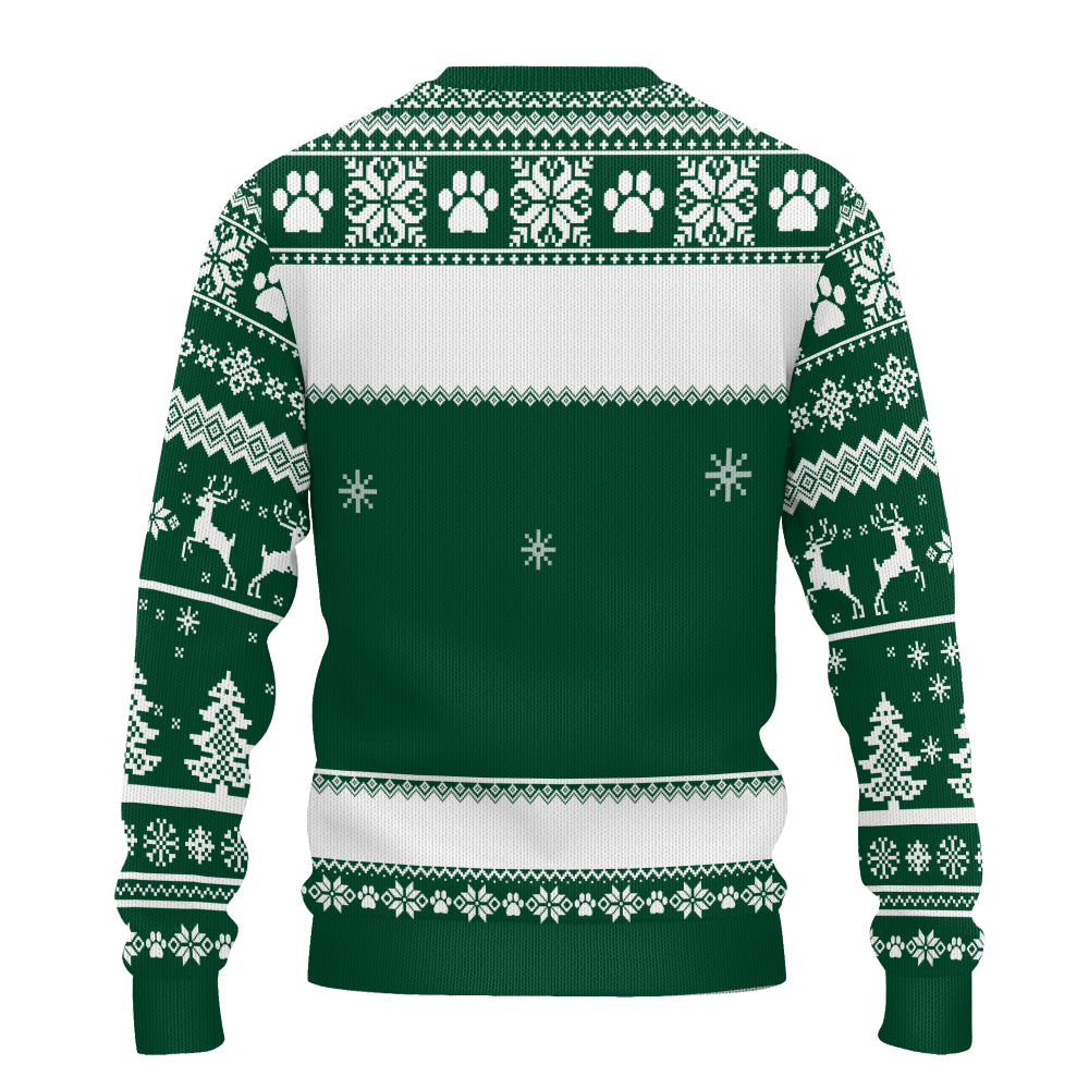 PSTS46 Oh Christmas Tree Your Ornaments Are History Grumpy Dog - Personalized Custom Sweater