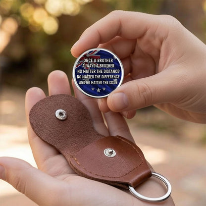 UPST96 Always A Brother - Personalized Custom Pocket Hug