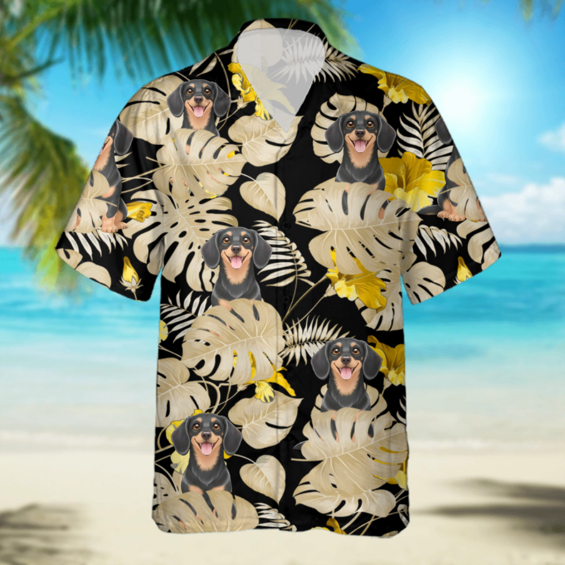 PSH17 Personalized Clipart Design Pet's Lover - Custom Hawaiian Shirt