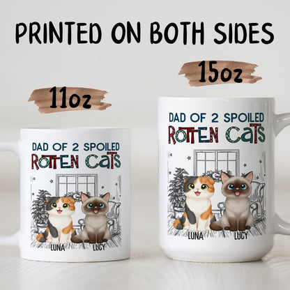 UPST16 Rotten Cat Parent - Personalized White Mug Accent Mug