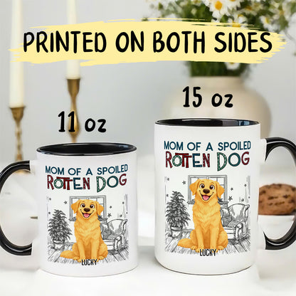 UPST16 Rotten Dog Parent - Personalized White Mug Accent Mug