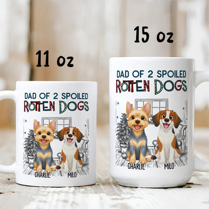 UPST16 Rotten Dog Parent - Personalized White Mug Accent Mug