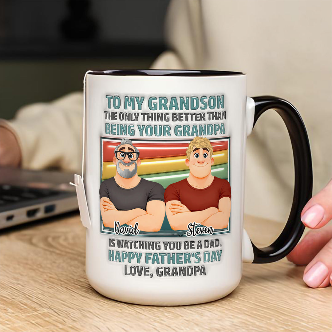 UPST28 The Only Thing Better Than Being Your Father - 3D Inflated Effect Personalized Mug
