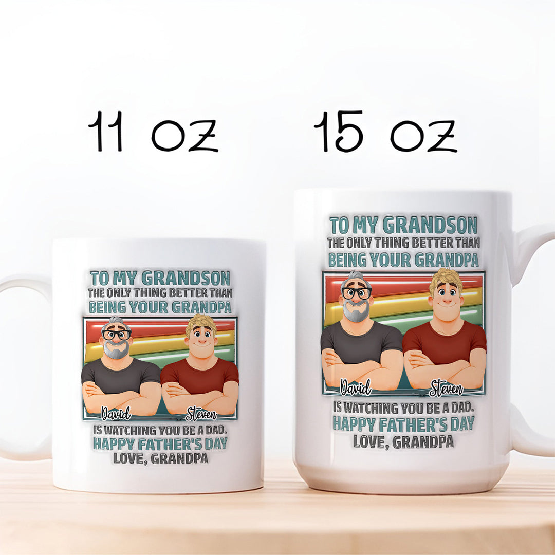 UPST28 The Only Thing Better Than Being Your Father - 3D Inflated Effect Personalized Mug