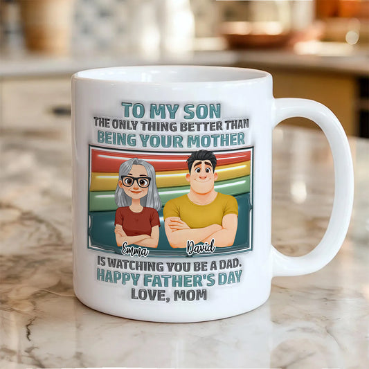 UPST29 The Only Thing Better Than Being Your Mother - 3D Inflated Effect Personalized Mug